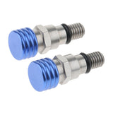 Maxbell 3xMotocross Fork Air Miro Bleeders Valves M5x0.8 for Honda for Suzuki CR250 Blue