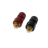 Maxbell 4x200A Binding Post M6 Copper Screw Thread Electrical Insulation 2Pcs