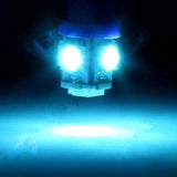 Maxbell Pack of 30 T5 5050 1SMD /5SMD Ice Blue Dashboard Gauge LED Wedge Bulb Lights