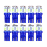 Maxbell Pack of 30 T5 5050 1SMD /5SMD Ice Blue Dashboard Gauge LED Wedge Bulb Lights