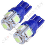 Maxbell Pack of 30 T5 5050 1SMD /5SMD Ice Blue Dashboard Gauge LED Wedge Bulb Lights