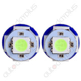 Maxbell Pack of 30 T5 5050 1SMD /5SMD Ice Blue Dashboard Gauge LED Wedge Bulb Lights