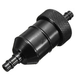 Maxbell Universal 1/4''6mm Inline Gas Fuel Filter for Motorcycle Dirt Bike ATVSilver