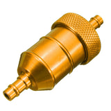 Maxbell Universal 1/4''6mm Inline Gas Fuel Filter for Motorcycle Dirt Bike ATVSilver