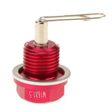 Maxbell 8xM16X1.5 Anodized Magnetic Engine Oil Pan Drain Bolt Plug for   Red