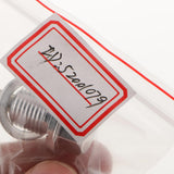 Maxbell 2xM12X1.25 Anodized Magnetic Engine Oil Pan Drain Bolt Plug for    Silver