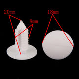 Maxbell 500pcs Nylon Christmas Tree Retainer Clips Fasteners for GM 1595864 1605396