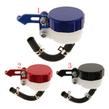 Maxbell Maxbell Universal Motorcycle Cylinders Reservoir Brake Clutches Fluid Oil Cup Blue