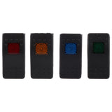 Maxbell 4x4 Pin Waterproof 12V 20A Bar Rocker Toggle Switch LED Light Car Boat Blue