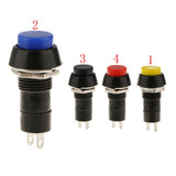 Maxbell 3xAuto Dashboard Boat SPST On-Off  Push Button Horn Switch - Blue