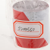 Maxbell 12x3M Red White Reflective Safety Warning Conspicuity Tape Film Sticker