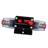 Maxbell 10xManual Reset Circuit Breaker 12v/24v Car Auto Boat Audio Fuse Holder 20A