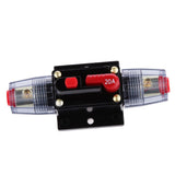 Maxbell 10xManual Reset Circuit Breaker 12v/24v Car Auto Boat Audio Fuse Holder 20A