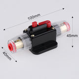 Maxbell 3xManual Reset Circuit Breaker 12v/24v Car Auto Boat Audio Fuse Holder 40A