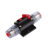 Maxbell 10xManual Reset Circuit Breaker 12v/24v Car Auto Boat Audio Fuse Holder 50A 01