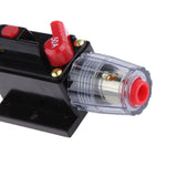 Maxbell 10xManual Reset Circuit Breaker 12v/24v Car Auto Boat Audio Fuse Holder 50A 01
