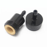 Maxbell 3xCNC Universal 1/4''6mm Inline Gas Fuel Filter for Motorcycle Dirt Bike Black