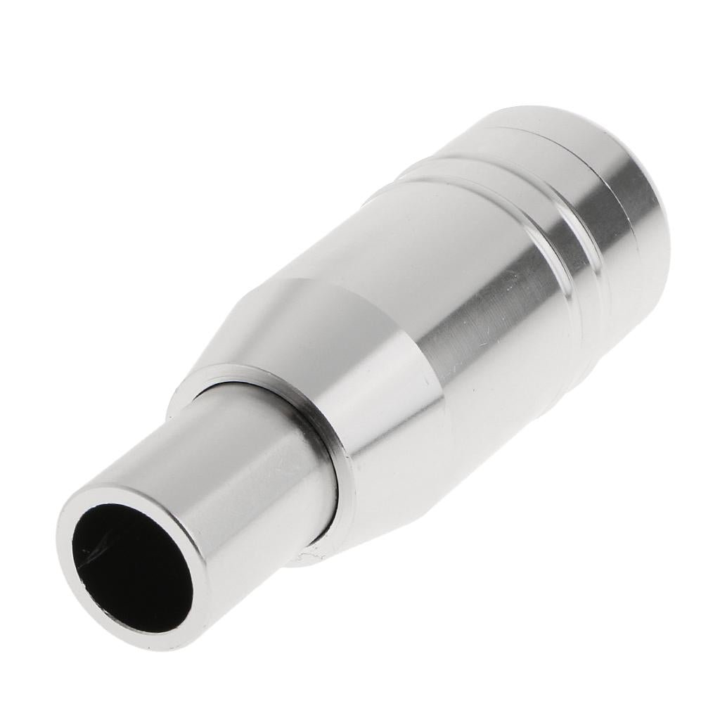Maxbell Maxbell Aluminum Universal Automatic Transmission Car Gear Stick Shift Knob Silver