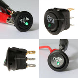 Maxbell 8x12V Front Rocker Wireless Parking Sensor Switch Button Kits For Car Rv