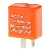 Maxbell 15x2Pin Electronic Flasher Relay Fix For LED Turn Signal Lamp Hyper Flash 12V