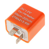 Maxbell 15x2Pin Electronic Flasher Relay Fix For LED Turn Signal Lamp Hyper Flash 12V