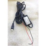 Maxbell Maxbell Black 12v to 5v Hard Wire Adapter Cable Mini USB for Car GPS DVR Dash