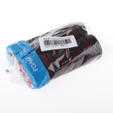 Maxbell 3x4 in 1 Motorcycle Foam Nonslip Handlebar Hand Grips Cover Set Gloves Red