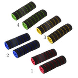 Maxbell 3x4 in 1 Motorcycle Foam Nonslip Handlebar Hand Grips Cover Set Gloves Red