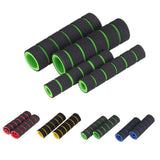 Maxbell 4x4 in 1 Motorcycle Foam Nonslip Handlebar Hand Grips Cover Set Gloves Yellow