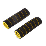 Maxbell 2 Set 4 in 1 Motorcycle Foam Nonslip Handle Handlebar Cover Yellow & Blue