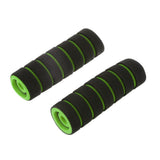 Maxbell 4x4 in 1 Motorcycle Foam Nonslip Handlebar Hand Grips Cover Set Gloves Green