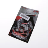 Maxbell 20x2x Motorcycle 6mm Bolt License Plate Frame LED Light Strobe Flashing-Black