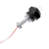 Maxbell 4x2x Motorcycle 6mm Bolt License Plate Frame LED Light Strobe Flashing-Black