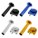 Maxbell Maxbell Universal CNC Alloy Accelerator Throttle Handle Grip Blue