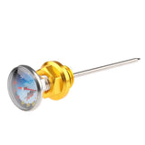 Maxbell 15x14.5cm Motorcycle Oil Tank Dipstick for Temperature Gauge for Scooter ATV