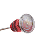 Maxbell 15x14.5cm Motorcycle Oil Tank Dipstick for Temperature Gauge for Scooter ATV