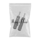 Maxbell Maxbell 2x CNC Universal Motorcycle Folding Footpegs Rider Bike Rear Foot Rest Black
