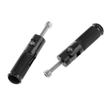 Maxbell Maxbell 2x CNC Universal Motorcycle Folding Footpegs Rider Bike Rear Foot Rest Black