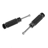 Maxbell Maxbell 1 Pair Universal CNC Motorcycle Footpegs Passenger Rest Pedal Racing Black