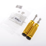 Maxbell Maxbell 1 Pair Universal CNC Motorcycle Footpegs Passenger Rest Pedal Racing Gold