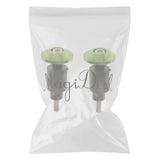 Maxbell Maxbell 7/8" CNC Motorcycle Streetbike Handlebar Cap Hand Grips Bar Ends Plugs Green