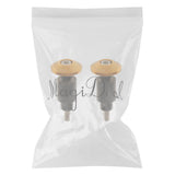 Maxbell Maxbell 7/8" CNC Motorcycle Streetbike Handlebar Cap Hand Grips Bar End Plugs Gold