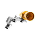 Maxbell 2xMuffler Exhaust Pipe Turbo Sound Whistle Simulator Whistler Gold Size S
