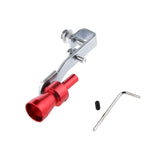 Maxbell 3xMuffler Exhaust Pipe Turbo Sound Whistle Simulator Whistler Red Size S