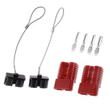 Maxbell Maxbell Red 175A 600V 1AWG Battery Quick Connect Winch Connector Plug Contact Cover