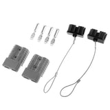 Maxbell Maxbell Grey 175A 600V 1AWG Battery Quick Connect Winch Connector Plug Contact Cover