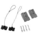 Maxbell Maxbell Grey 175A 600V 1AWG Battery Quick Connect Winch Connector Plug Contact Cover