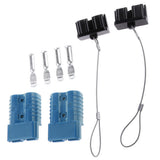 Maxbell Maxbell Blue 175A 600V 1AWG Battery Quick Connect Winch Connector Plug Contact Cover
