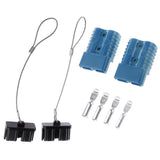 Maxbell Maxbell Blue 175A 600V 1AWG Battery Quick Connect Winch Connector Plug Contact Cover