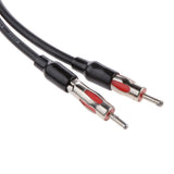 Maxbell Maxbell 2 Male to 1 Female Y Car Stereo Antenna Adapter Plug for Aftermarket Radio